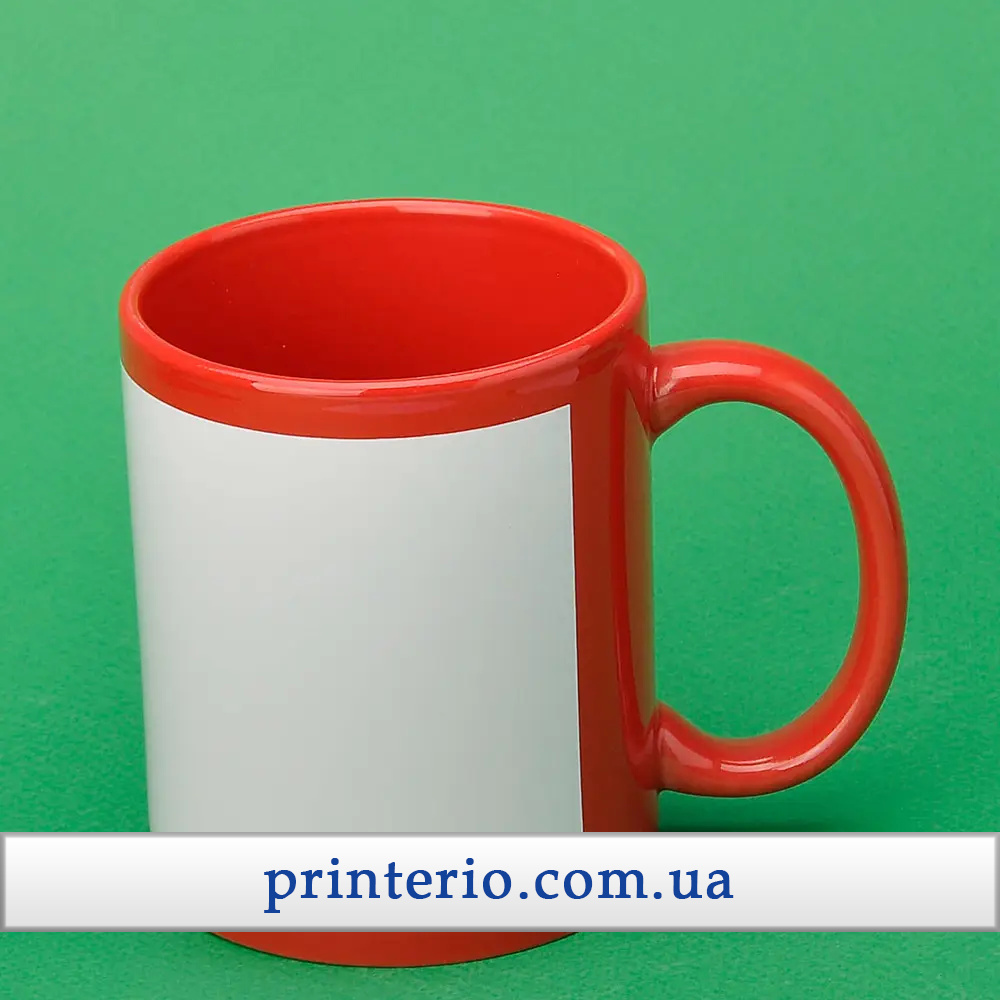 Чашка з полем для сублімації Sublime з лого кольорова 330 мл